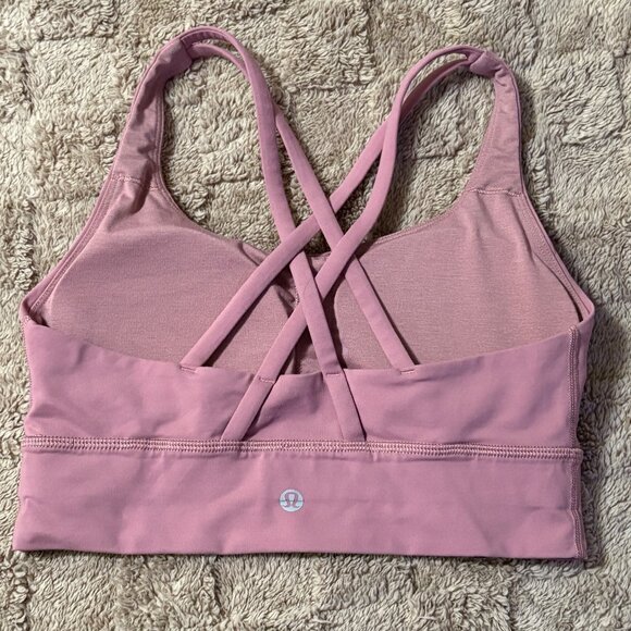 NWOT Lululemon Energy Sports Bra Long Line Quicksand B-D Cup Luxtreme Size 6 - Picture 4 of 7